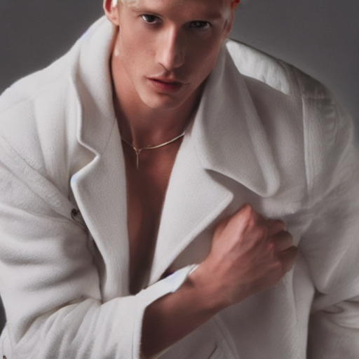 image_a man with blonde hair and a white jacket.png