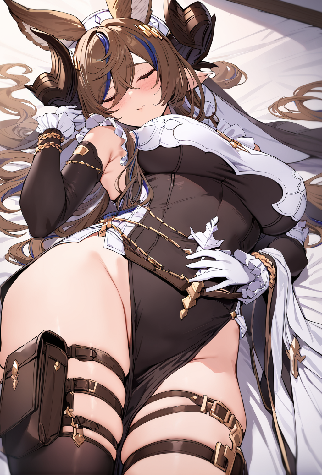 03781-2813846584-masterpiece, best quality, 1girl, _lora_spgbfGalleonXL_1_ galleondef, horns, closed eyes, dress, white gloves, frills, detached.png