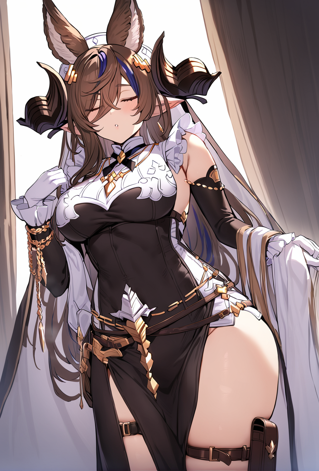 03782-854761220-masterpiece, best quality, 1girl, _lora_spgbfGalleonXL_1_ galleondef, horns, closed eyes, dress, white gloves, frills, detached.png