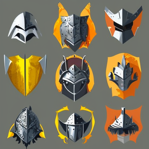 medieval armor, vectorartz