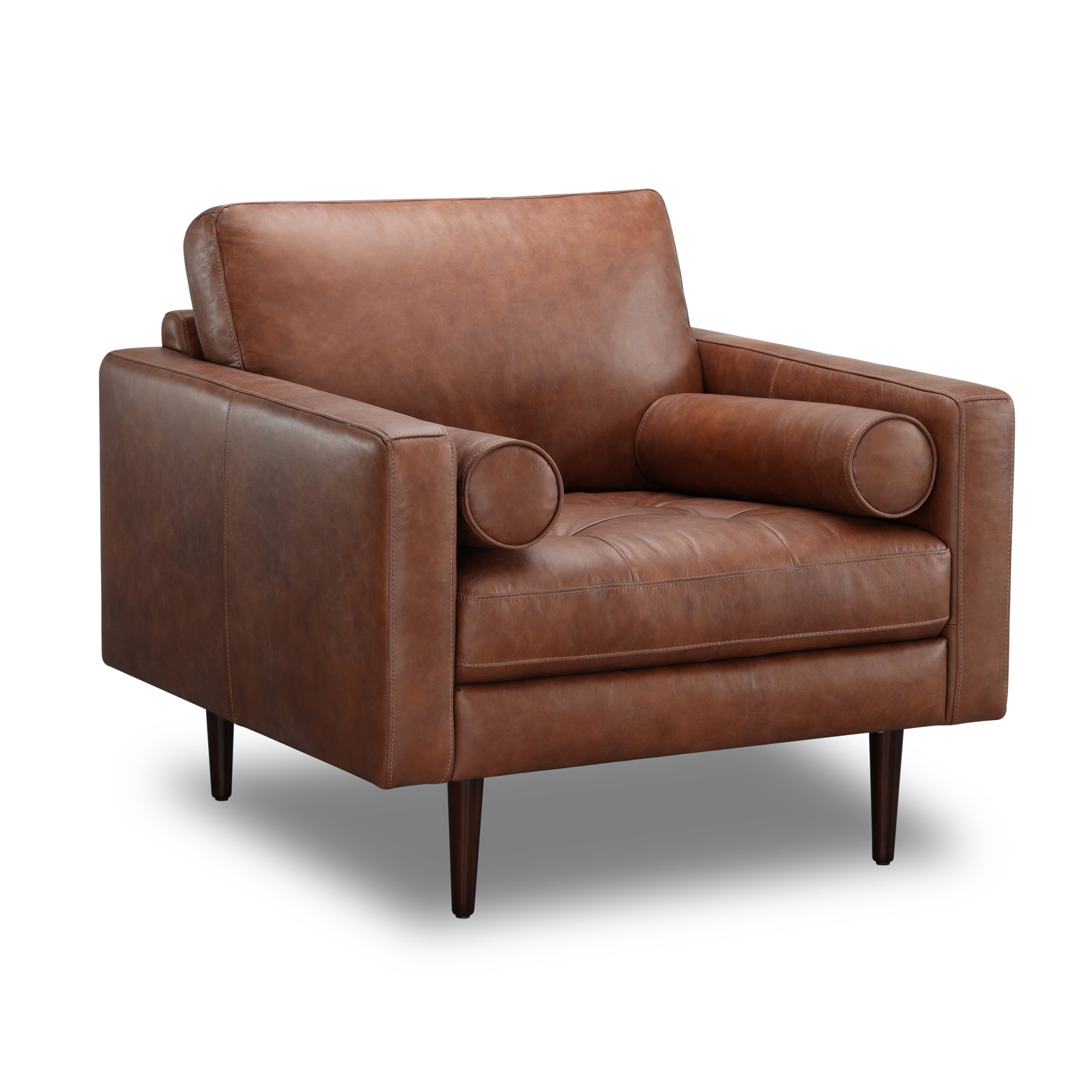 Arlo Genuine Leather Mid Century Arm Chair_3.jpg