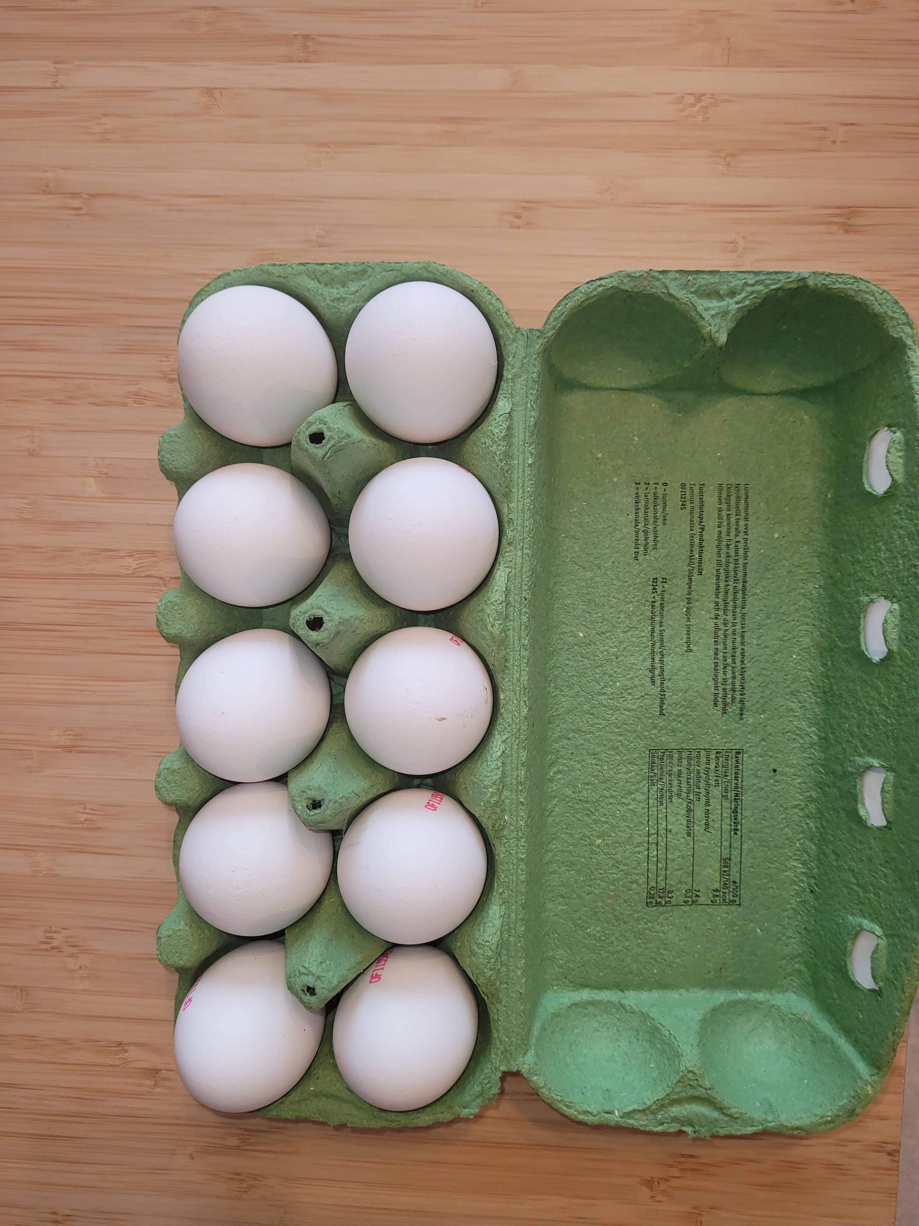 Egg sample