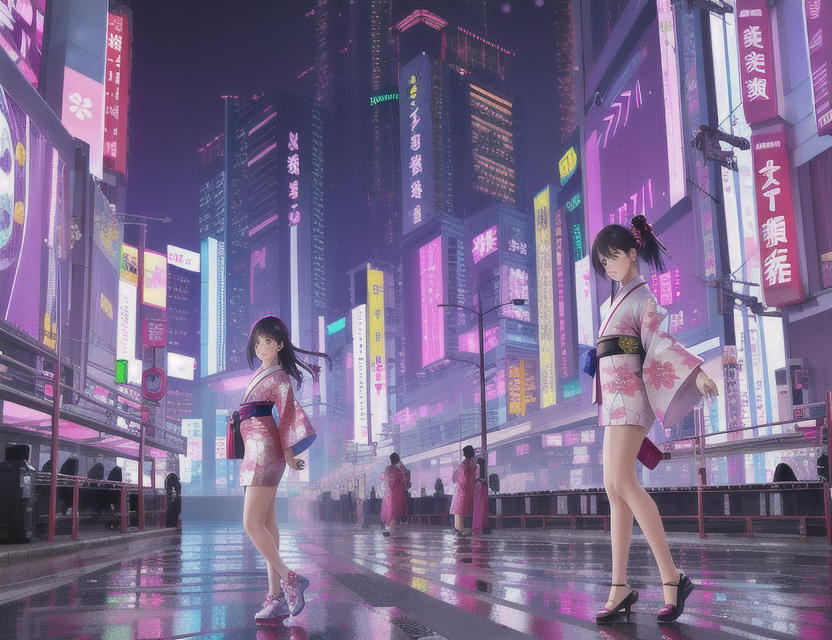 00034-4047026445-Ultra-res , 2girl, full body, cyberpunk building, Japanese new year, new year Kimono, sakura, cherry blossom.png