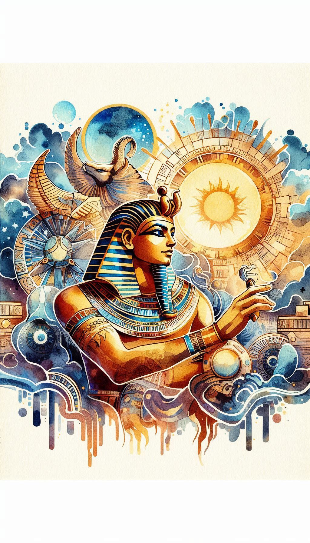 Uploaded by user Ai_Digital_Art_Design Ancient-Egyptian-Pharaoh-Digital-Art-Design-We2a139d5dc847a46f2693bafd686fe57.jpg