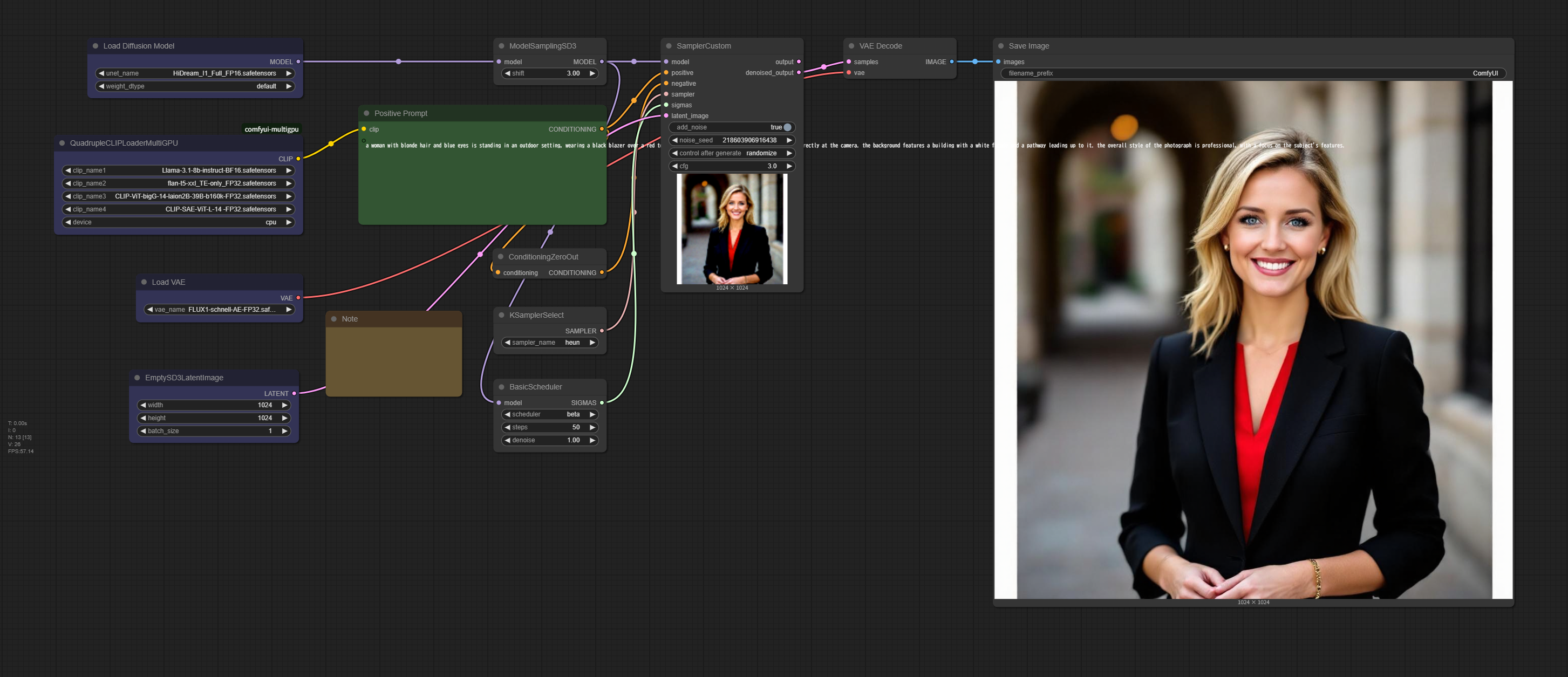 HiDream-I1-Full workflow