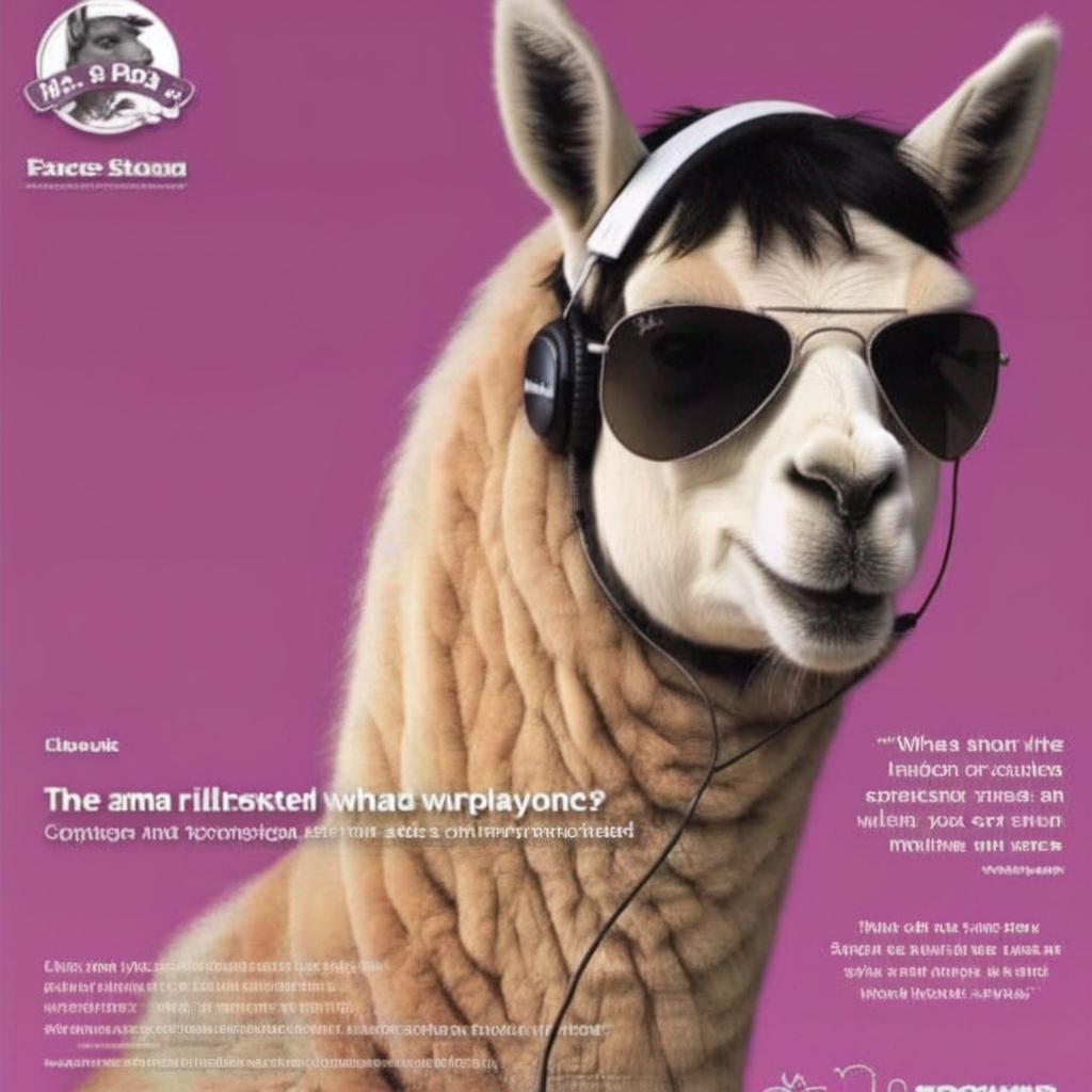 <s0><s1>ad of a llama wearing headphones.jpeg