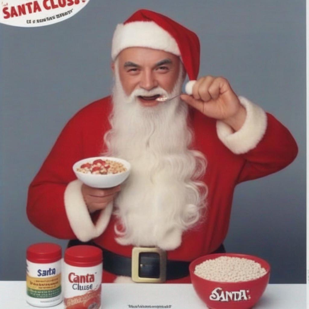 <s0><s1> ad of Santa clause eating cereal.jpeg