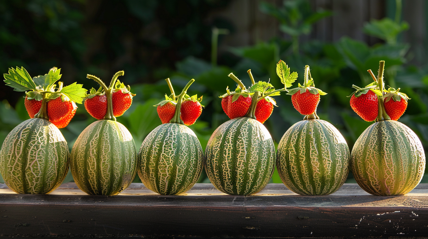 Strawberries and Melons - Compare and Contrast them.png